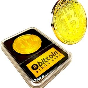 BITCOIN- Limited Edition Display Case / Cryptocurrency PLUS $Bonus$ Crypto Coin